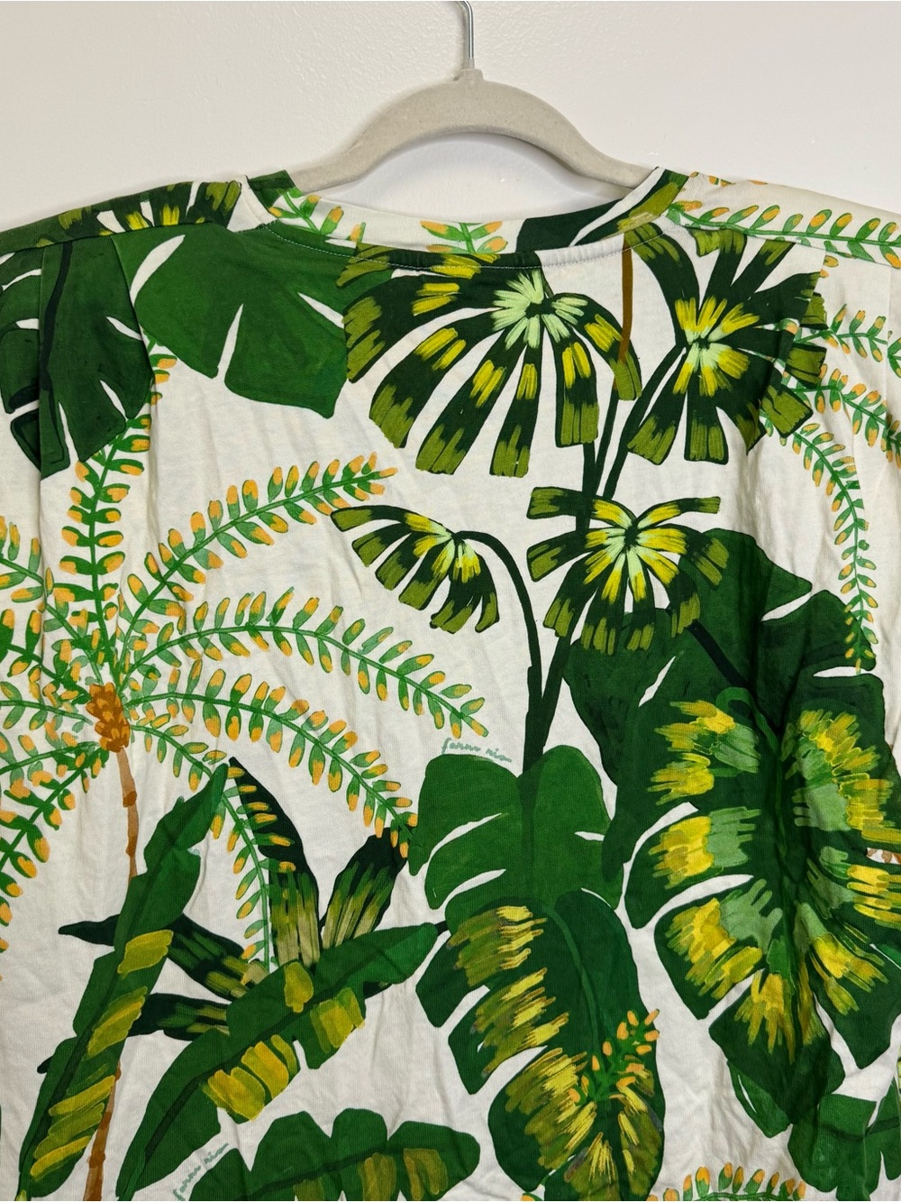 Farm Rio Tropical Forest T-Shirt Dress Large - Picture 10 of 12